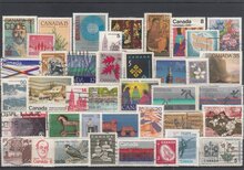 Canada 40 Different Stamps Lot