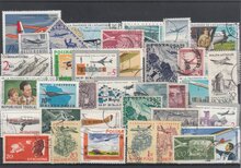 Aviation 35 Different Stamps Lot