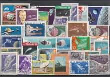 Space 30 Different Stamps Lot