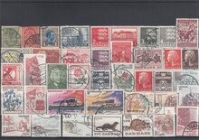 Denmark 40 Different Stamps Lot