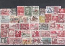 Denmark 39 Different Stamps Lot