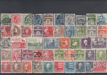 Denmark 48 Different Stamps Lot