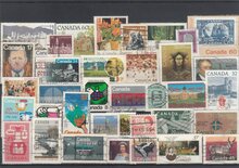 Canada 36 Different Stamps Lot