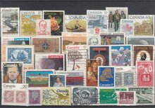 Canada 36 Different Stamps Lot