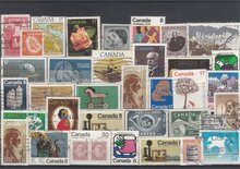 Canada 35 Different Stamps Lot