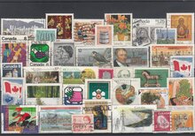 Canada 36 Different Stamps Lot