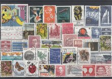 Denmark 38 Different Stamps Lot