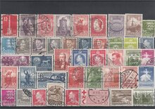 Denmark 43 Different Stamps Lot