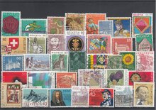 Switzerland 36 Different Stamps Lot