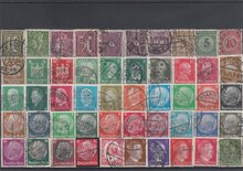 Germany Reich 50 Different Stamps Lot