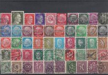 Germany Reich 50 Different Stamps Lot