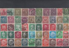 Germany Reich 50 Different Stamps Lot