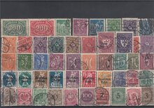 Germany Reich 48 Different Stamps Lot