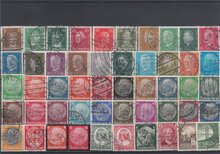 Germany Reich 50 Different Stamps Lot