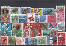 Switzerland 36 Different Stamps Lot