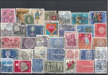 Switzerland 37 Different Stamps Lot