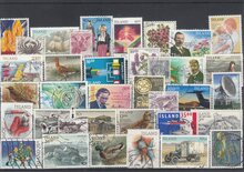 Iceland 36 Different Stamps Lot