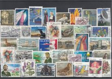 Iceland 36 Different Stamps Lot