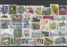 Iceland 36 Different Stamps Lot