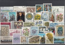 Iceland 36 Different Stamps Lot