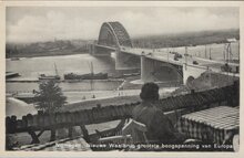 NIJMEGEN - Nieuwe Waalbrug grootste boogspanning van Europa