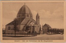 UTRECHT - Adr. van Ostadelaan met St. Aloysiuskerk