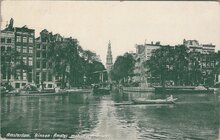 AMSTERDAM - Binnen - Amstel met Groenburgwal