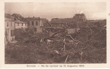 BORCULO - Na de cycloon op 10 Augustus 1925