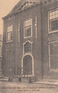 UTRECHT - Gevel van het huis de Krakeling achter St. Pieter Anno 1663