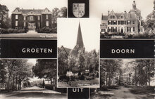 DOORN - Meerluik Groeten uit Doorn