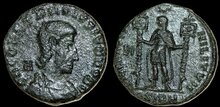 Constantius Gallus. Caesar, AD 351-354. Æ Maiorina 23mm, 5.39 g. Sirmium