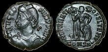 Procopius. Usurper, AD 365-366. Æ 19mm, 3.12 g. Constantinople