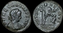 Arcadius. AD 383-408. Æ 25mm 4.40 g. Cyzicus Emperor