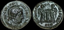 Constantine I. AD 307/310-337. Æ Follis 17mm, 2.55 g. London