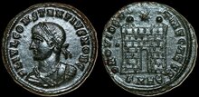 Constantine II. As Caesar, AD 316-337. Æ Follis 19mm, 3.00 g. Nicomedia