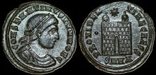 Constantine II. As Caesar, AD 316-337. Æ Follis 18mm, 2.59 g. Nicomedia