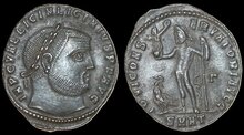 Licinius I. AD 308-324. Æ Follis 23mm, 3.70 g. Heraclea