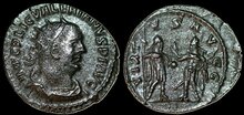 Valerian I. AD 253-260. Antoninianus 21mm, 2.66 g. Samosata