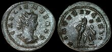 Gallienus. AD 253-268. Antoninianus 22mm, 3.17 g. Antioch