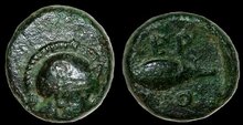 Thrace, Chersonesos. Circa 386-309 BC. Æ 11mm, 1.74 g. Athena