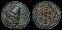 Troas, Birytis. 4th-3rd centuries BC. Æ 11mm, 1.48 g. Kabeiros