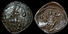 Lycaonia, Laranda. Circa 324/3 BC. AR Obol 10mm, 0.44 g. Wolf