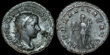 Gordian III. AD 238-244. AR Antoninianus 23mm, 4.49 g. Rome Liberalitas