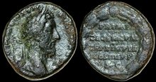 Commodus. 177-192 AD. Æ As 25mm, 9.16 g. Rome