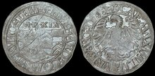 Augsburg Stadt. Eberhard IV von Eppstein-Königstein. 1481-1535. Batzen 1519. Forster 338