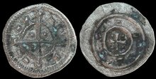 Hungary. Anonymous (Bela II). 1131-1141. Denar. Huszár 102