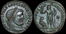 Constantine I. AD 307/310-337. Æ Follis 3.69 g. Heraclea Jupiter