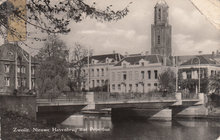 ZWOLLE - Nieuwe Havenbrug met Peperbus