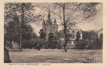 ZWOLLE - Gezicht op de Sassenpoort