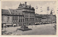 BOHEMIA-&amp;-MORAVIA-Plzen-Namesti-Radrice-mailed-1941-Vintage-Postcard